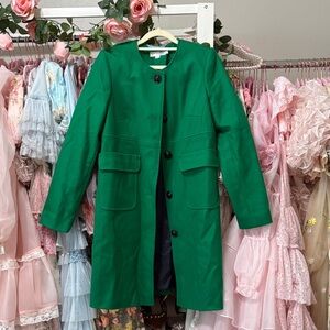 Boden Emerald Green Trench Coat